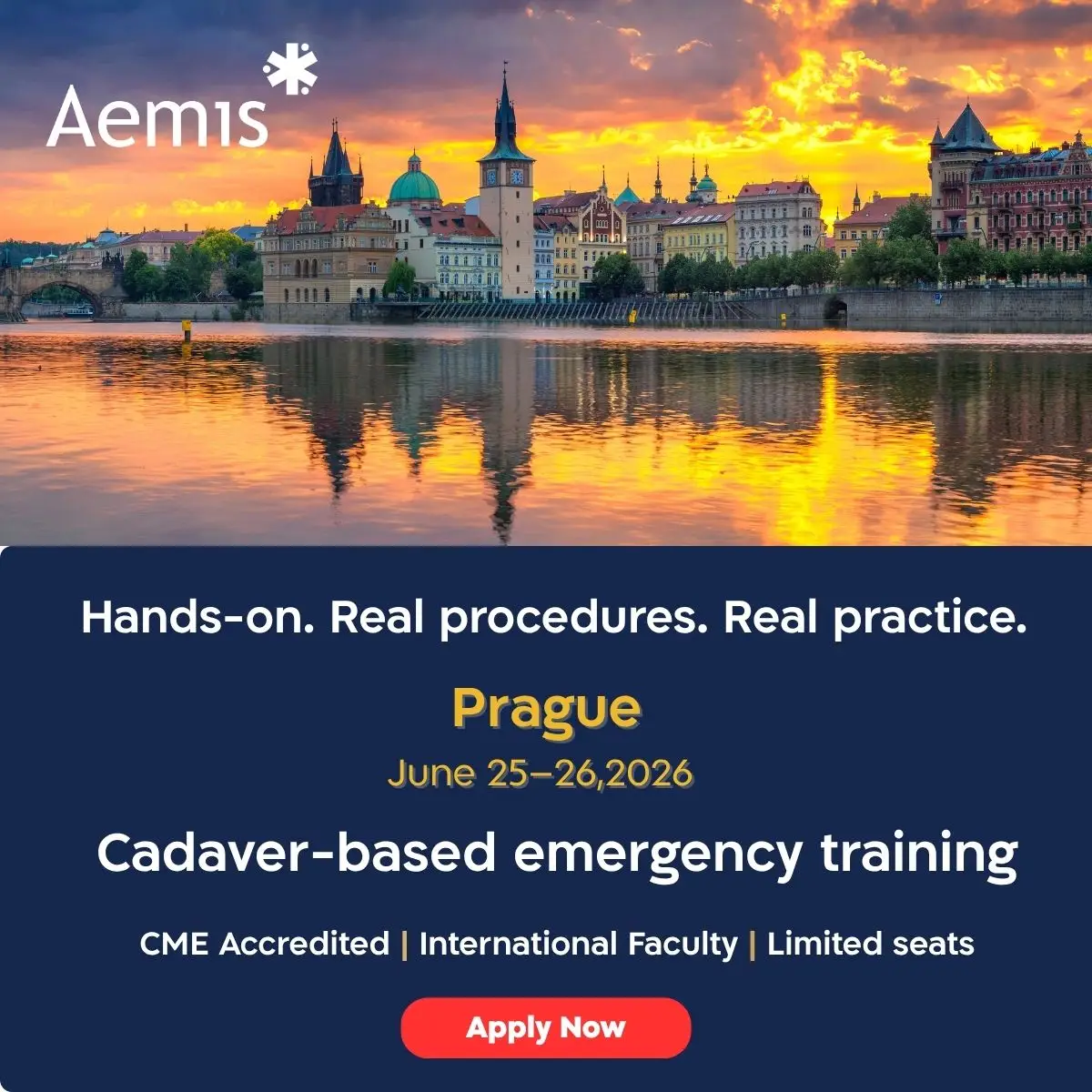 AEMIS 2026 This is not a course. It’s real clinical training.